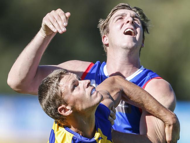 EFL (Div 1) football: South Croydon v Noble Park. Jake Gains (Noble Park). Picture: Valeriu Campan