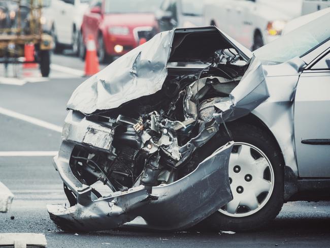 Driver in-attention has caused a traffic accident. Picture: iStock