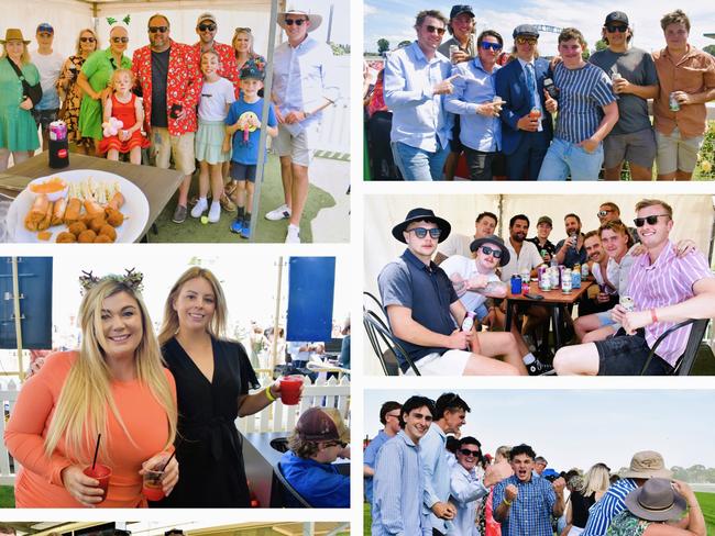 Punters and racegoers squeezed in one last race day before Christmas, where the Sale Turf Club hosted its very own festive-themed event, known as âCarols & Barrelsâ&#128;. Picture: Jack Colantuono