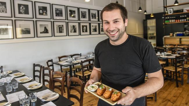 Andrew Papadakis of Meze Mazi. Picture: AAP / Roy Van Der Vegt