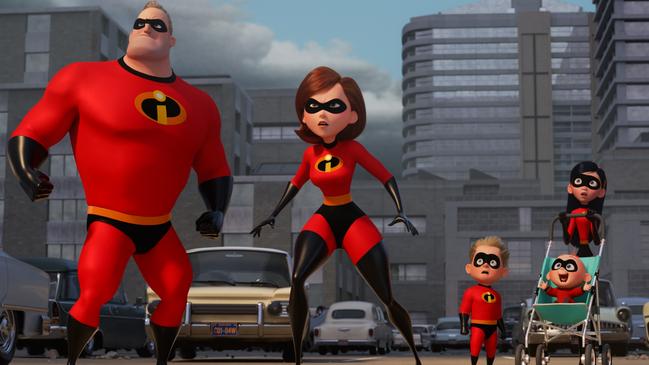 SUPER FAMILY -- In Disney Pixarâ€™s â€œIncredibles 2,â€ Helen (voice of Holly Hunter) is in the spotlight, while Bob (voice of Craig T. Nelson) navigates the day-to-day heroics of â€œnormalâ€ life at home when a new villain hatches a brilliant and dangerous plot that only the Incredibles can overcome together. Also featuring the voices of Sarah Vowell as Violet and Huck Milner as Dash, â€œIncredibles 2â€ opens in U.S. theaters on June 15, 2018. Â©2017 Disneyâ€¢Pixar. All Rights Reserved.