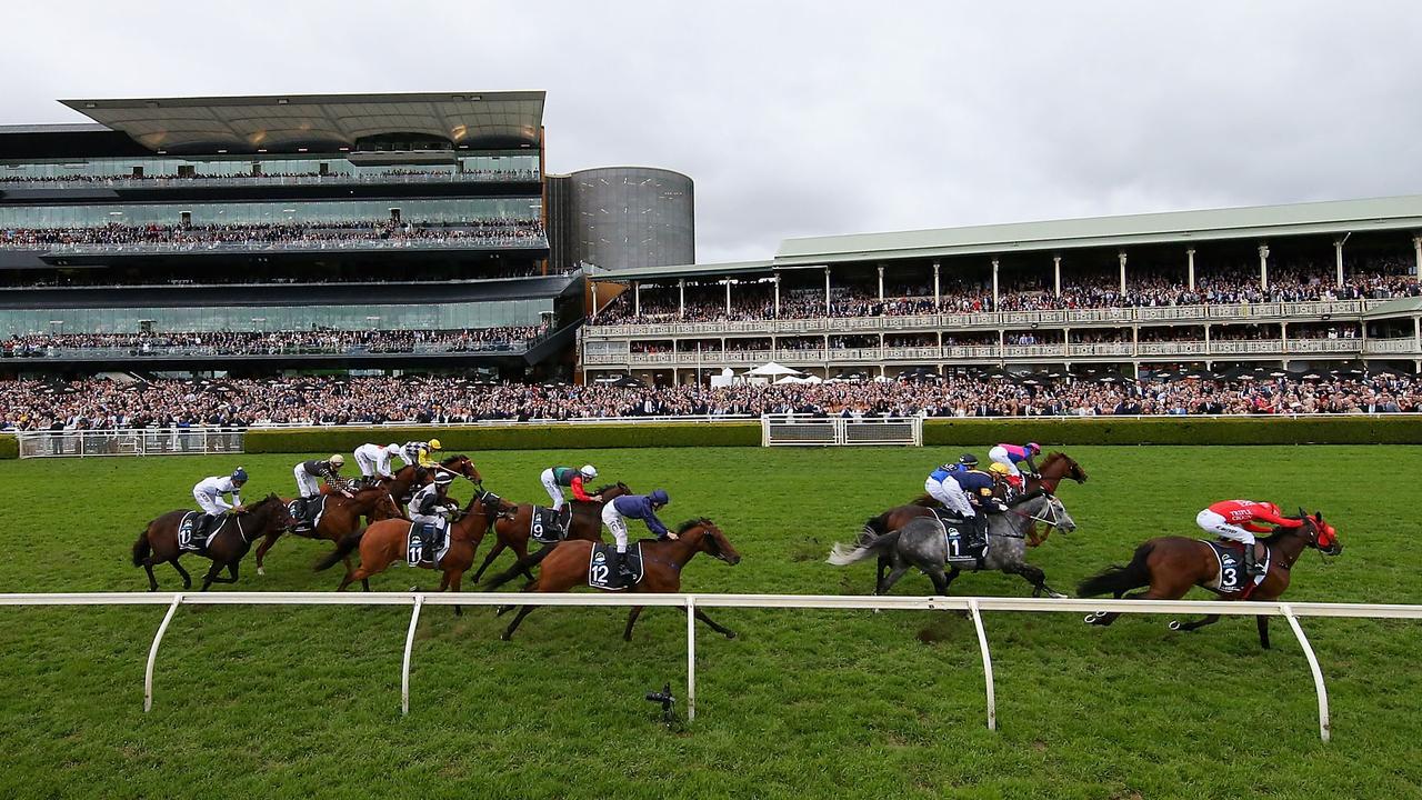 SYDNEY, AUSTRALIA - OCTOBER 14:  Kerrin McEvoy riding Redzel (#3) wins race 8 in The Tab Everest during The Everest Day at Royal Randwick Racecourse on October 14, 2017 in Sydney, Australia.  (Photo by Jason McCawley/Getty Images for The ATC )