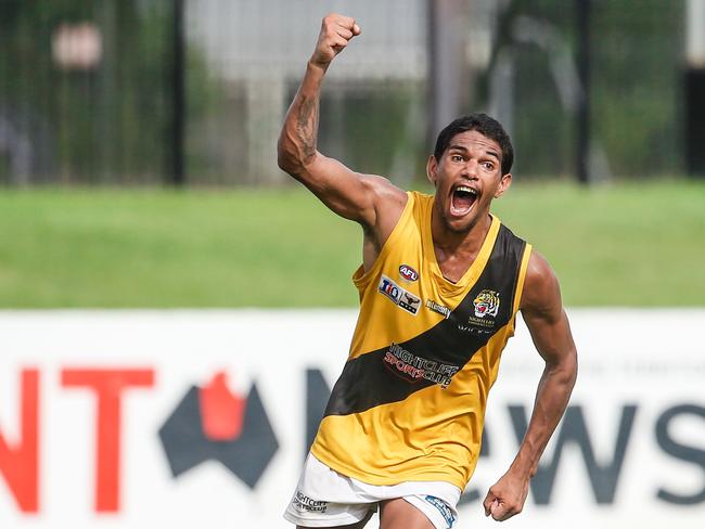 Liam Holt-Fitz  as the Bombers go down to Nightcliff in a thrillerPicture GLENN CAMPBELL