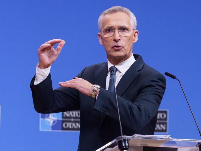 NATO Secretary-general Jens Stoltenberg believes China should be held accountable for their involvement with Russia. Picture: AFP