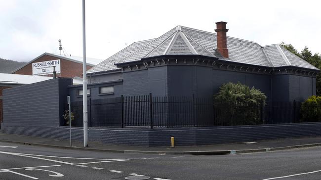 The former Rebels clubhouse in North Hobart.