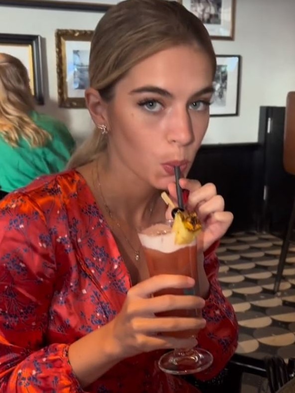 TikTok has become awash of tourists sharing clips trying the iconic drink. Picture: TikTok/amari_21120