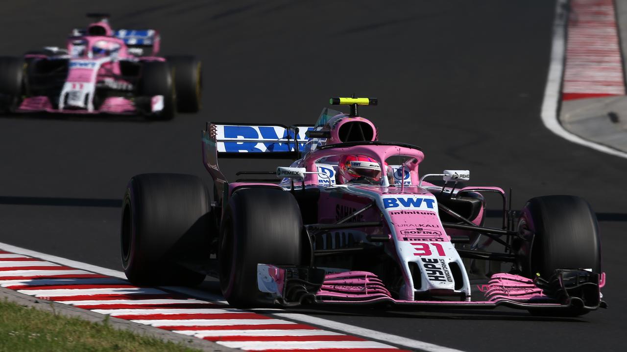 Force India’s current driver line-up is Esteban Ocon (31) and Sergio Perez (11).
