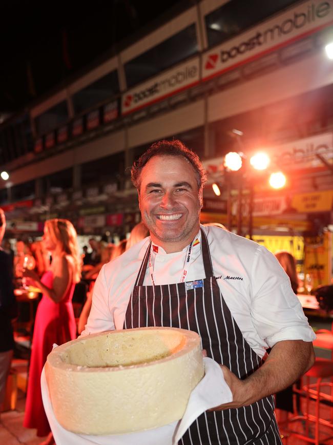 Miguel Maestre at the Supercars GC500 Party Under Palms on Pit Lane for Gold Coast at Large. Picture, Portia Large.