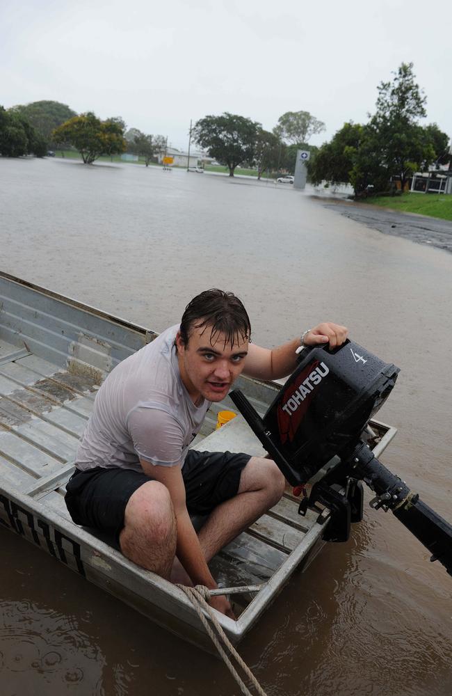 On Boxing Day in 2010, Greg Buckland took his boat out on the flooded Kendalls Flat grounds.