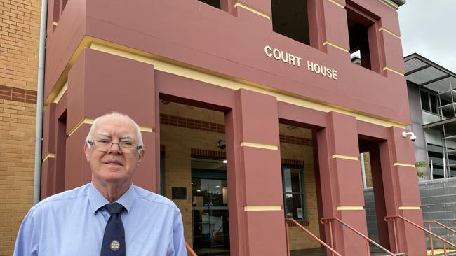 The longest serving Magistrate in NSW, Jeff Linden, has hung up his robe for the last time after 34 years on the bench. Jeff Linden pictured outside Lismore Courthouse on May 17, 2023.