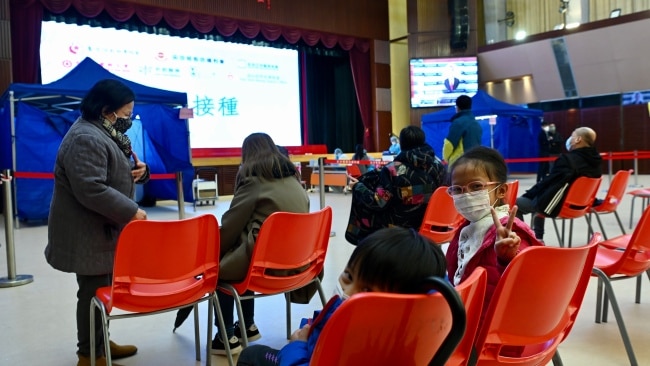 Every resident in Hong Kong will be tested three times to help prepare the health system for an oncoming outbreak. Picture: Li Zhihua/China News Service via Getty Images