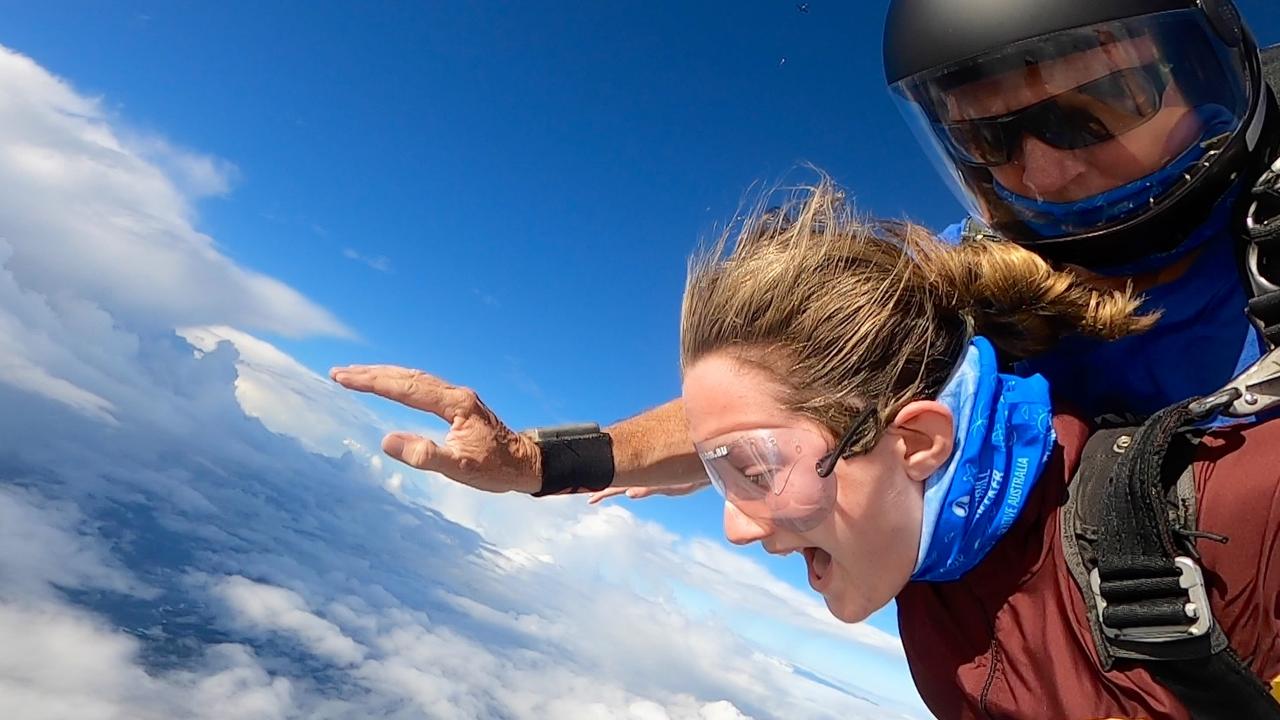 I think that the moment I realised I’d spent all my cash on a skydiving trip.