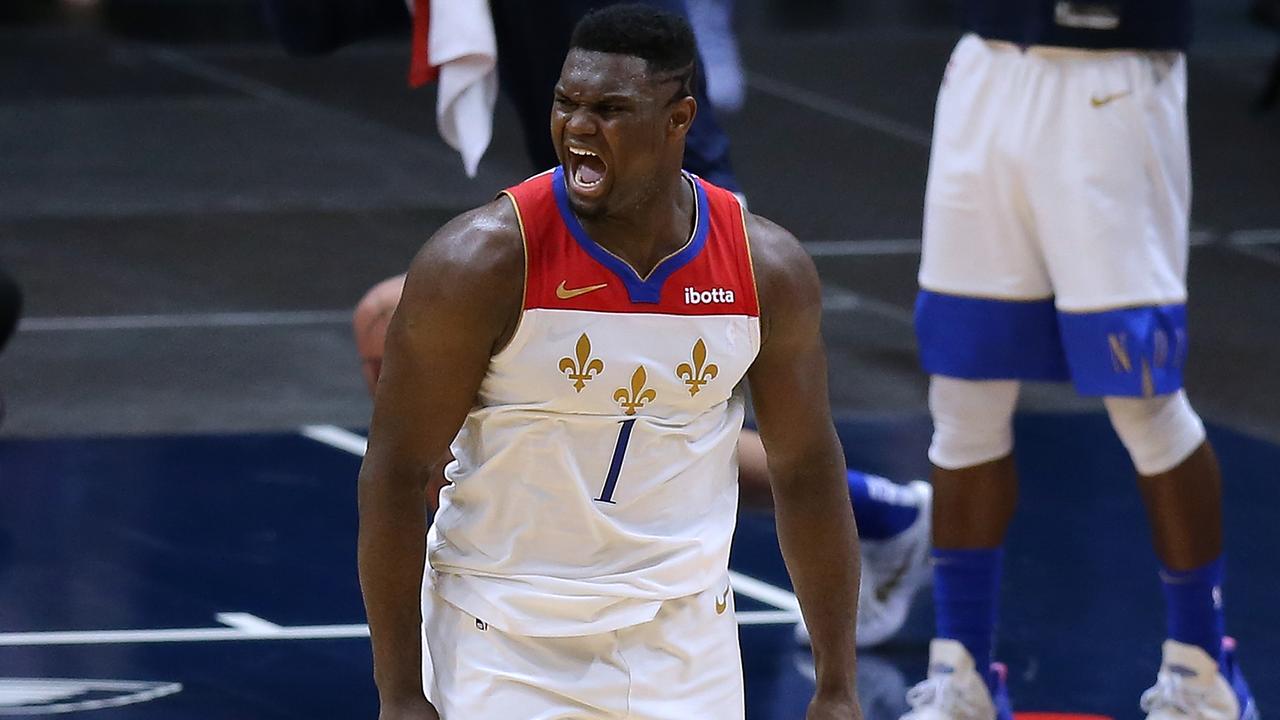 Zion got paid. Photo by Jonathan Bachman/Getty Images.