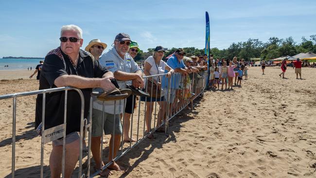 Darwin Beer Can Regatta at Mindil Beach, 2025. Picture: Pema Tamang Pakhrin