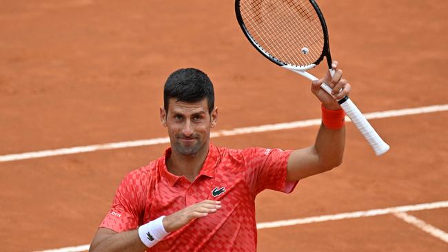 Novak Djokovic laughed last. Photo by Tiziana FABI / AFP.