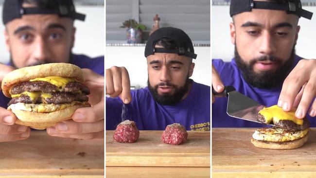 Western Sydney’s ‘burger CEO’ Ali Chebbani shares recipes from his halal fast food truck on TikTok.