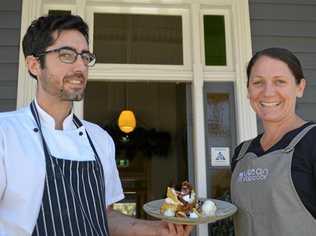 BEST BREAKFAST: Urban Paddock's Caleb McKinnon and Melissa Harms were shocked with their huge accolade. Picture: Michael Doyle