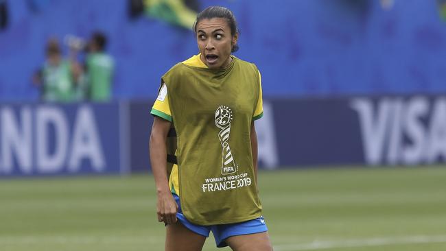 Brazil legend Marta. Picture: AP