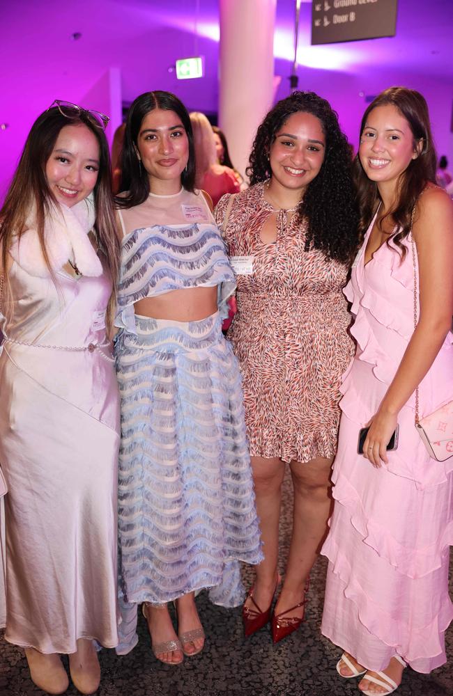 Sara Leung, Priya Virdee Hero, Soraya Abdel Aal and Sophia Rizzo at the Gold Coast Bulletin Women of the Year Awards 2024 launch at Gold Coast Convention and Exhibition Centre. Picture, Portia Large.