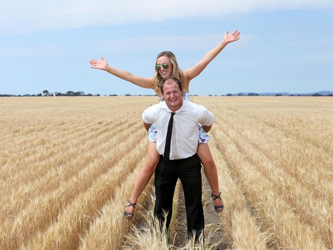 Nathan Tepper and Carly Westaway both from Murtoa at the Rupanyup Barley Banquet. Picture: Yuri Kouzmin