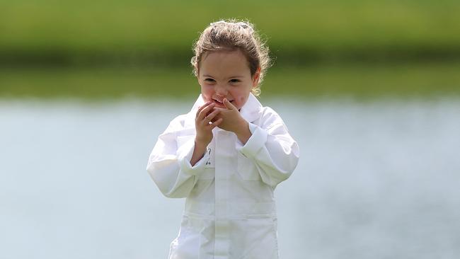 Poppy has also become a little social media star - just look at that cute face! Picture: AFP