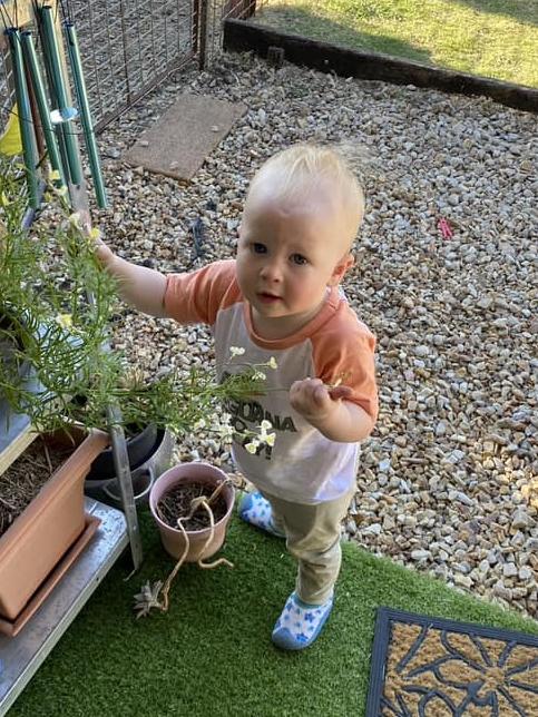 Lewis, 16 months - nominated for Ipswich's cutest toddler.