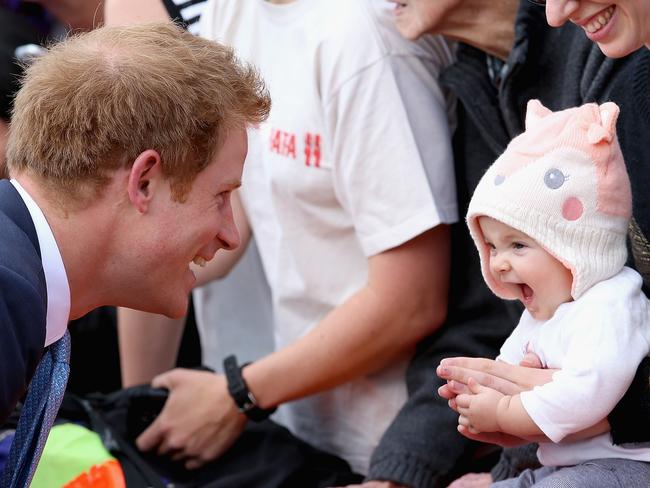 Prince Harry greets the people of Christchurch in 2015. Picture: Getty Images