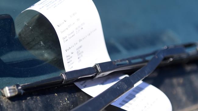 Another parking fine in the Townsville CBD.