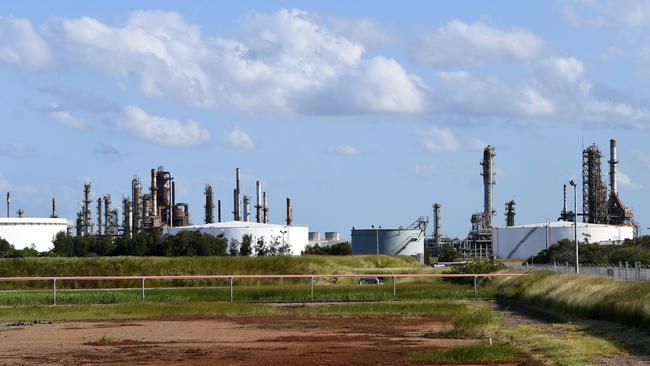 Ampol’s Lytton refinery in Brisbane. Picture: Dan Peled/AAP