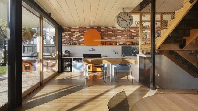 An open kitchen was an essential part of the design. Picture: Tatjana Plitt