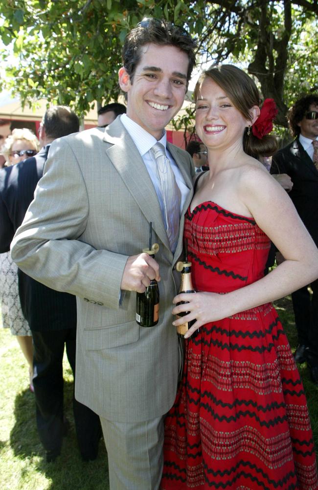 Clay Watson and Josie McManus at Derby Day 2004.