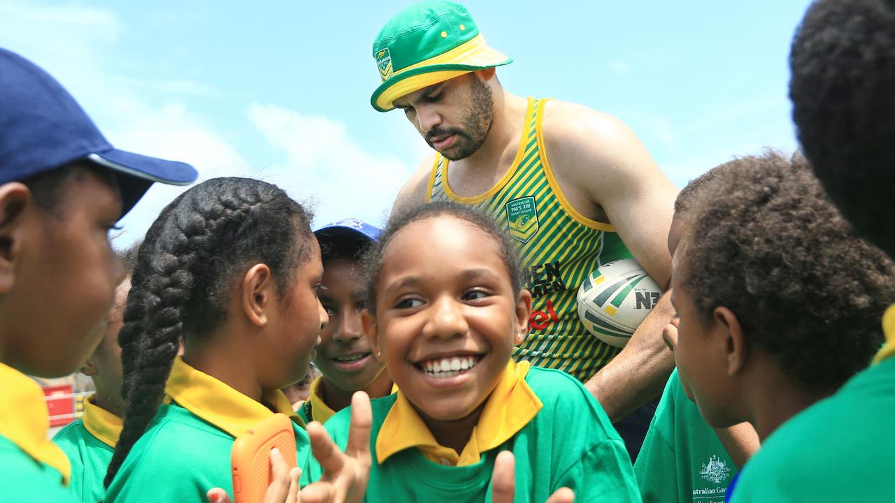 The next generation of indigenous stars have someone to look up to. Image: Mark Evans