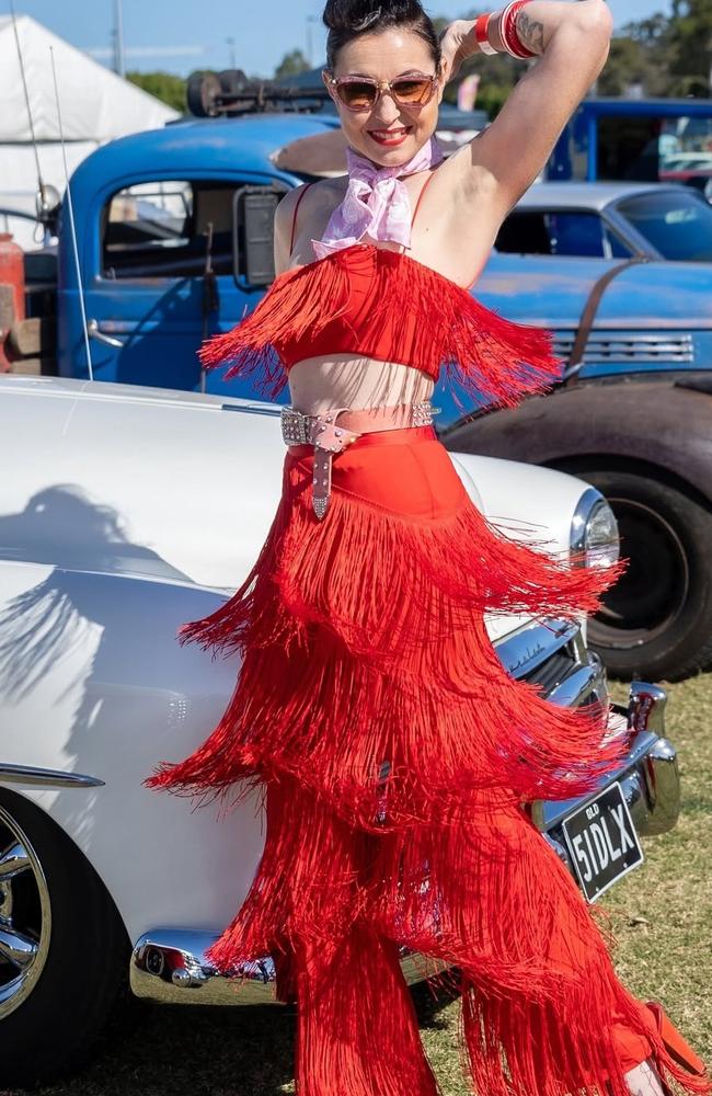Jacqueline Shapland has put together various vintage ensembles. Photo: contributed