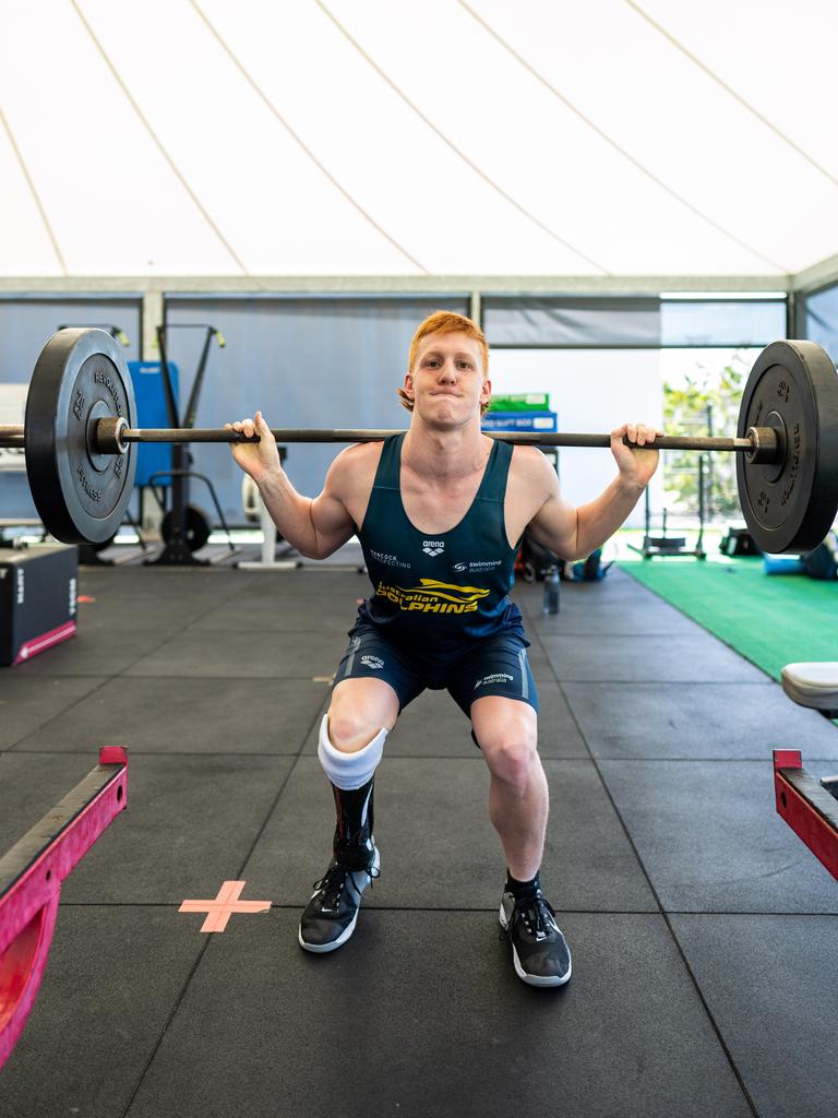 Australian Paralympic swim team member Col Pearse. Picture: Wade Brennan, Swimming Australia