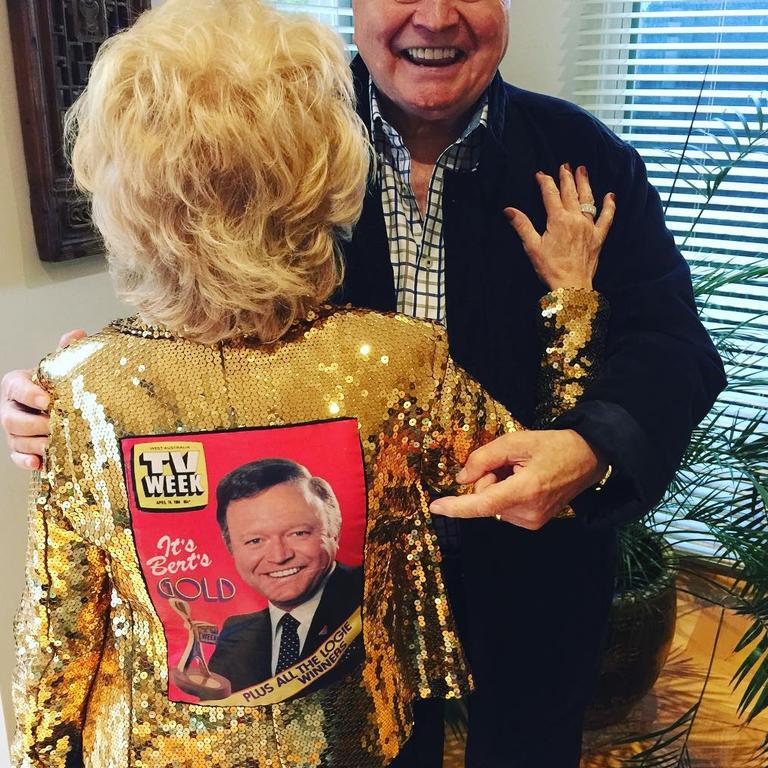 "Even though Bert’s not well I'm taking him to the Logies," said Patti before the 2017 event. Picture: Instagram