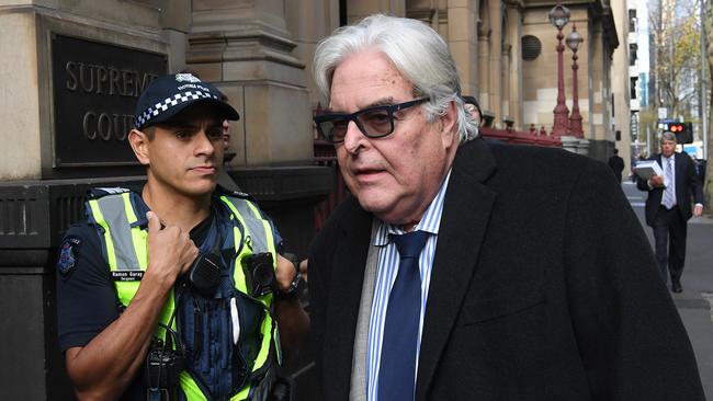 David Pell, the brother of Cardinal George Pell arrives at the Supreme Court of Victoria in Melbourne in 2019. Picture: AAP