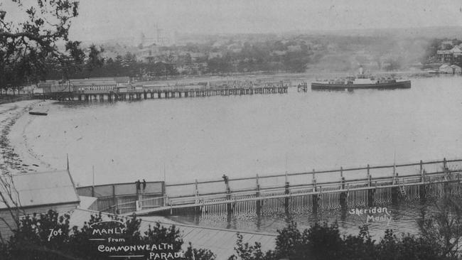 The ladies’ baths in the early 1900s. Picture Northern Beaches Library