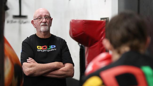 Legendary boxing trainer Johnny Lewis has urged Paul Gallen to retire. Picture: No Limit Boxing / Brett Costello