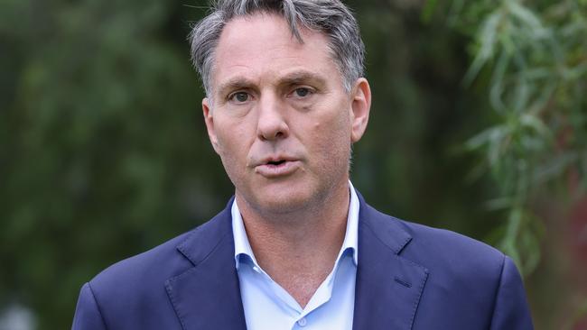 MELBOURNE, AUSTRALIA - NewsWire Photos 09 APRIL 2022 :  Federal Labor MP Richard Marles gives a doorstop in Parkville, urging the Federal Government to call the election. Picture : NCA NewsWire / Ian Currie