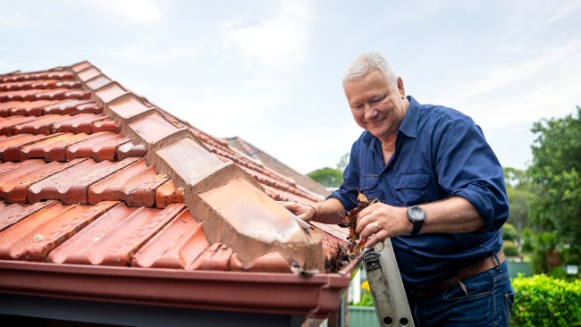The Block host said it's imperative for homeowners to regularly check their gutters, drains, or the flexi-hose under their sink. Picture: Allianz. NSW real estate