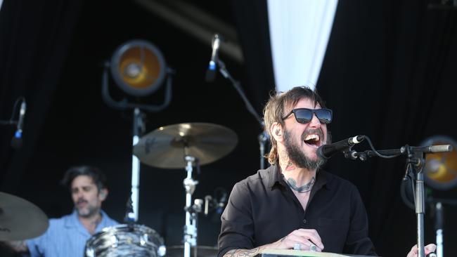 Band of Horses lead singer Ben Bridwell at A Day on the Green on Saturday January 11. Picture: Mike Dugdale