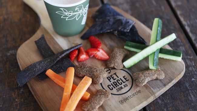 BrewDog’s ‘bark-cuterie’ board at Murarrie. Picture: Tara Croser.