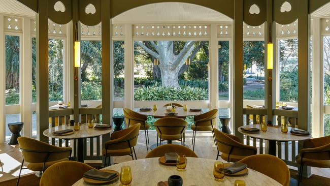 Interior at Restaurant Botanic, in the heart of the Adelaide Botanic Garden. Picture: Supplied