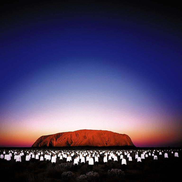 The famous, emotive ad featured the choir singing with Uluru in the background. Picture: file image