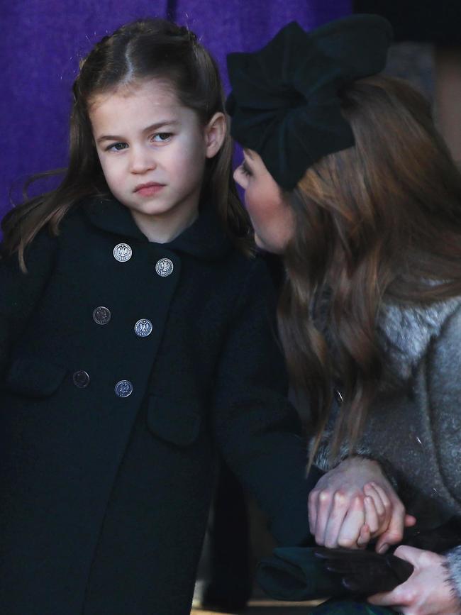 Even when the princess was still at preschool, she was expected to perform for crowds. Picture: Stephen Pond/Getty Images