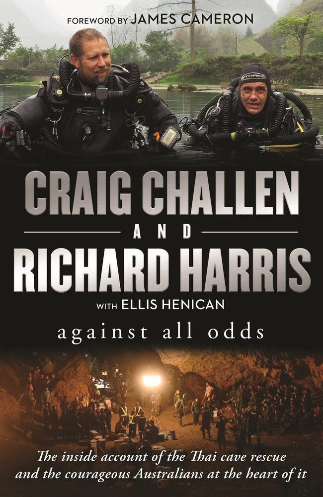 Against All Odds by Craig Challen and Richard Harris, Book Cover.