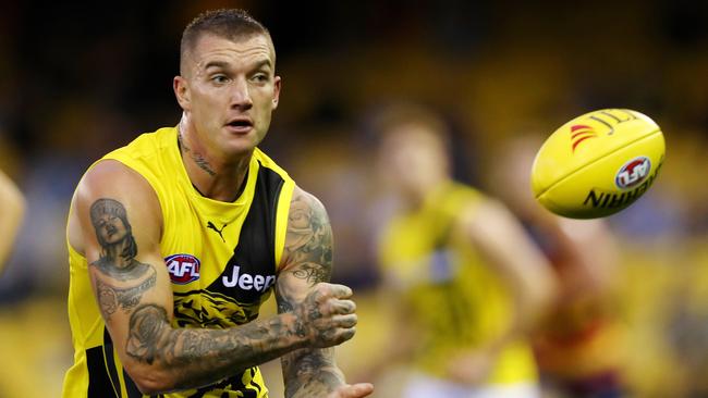 Dustin Martin has worked hard to reach his potential, says Mark Williams. Picture: Michael Klein