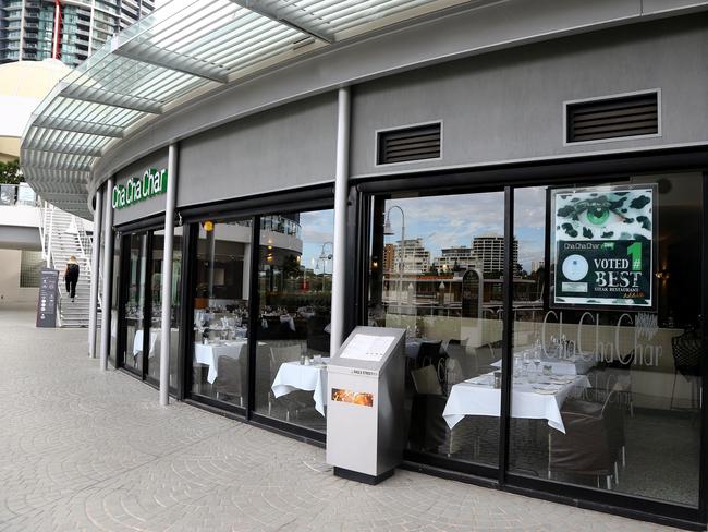 Exterior pictures of Cha Cha Char restaurant at Eagle Street Pier, Brisbane Tuesday 5th March 2019 Picture AAP/David Clark