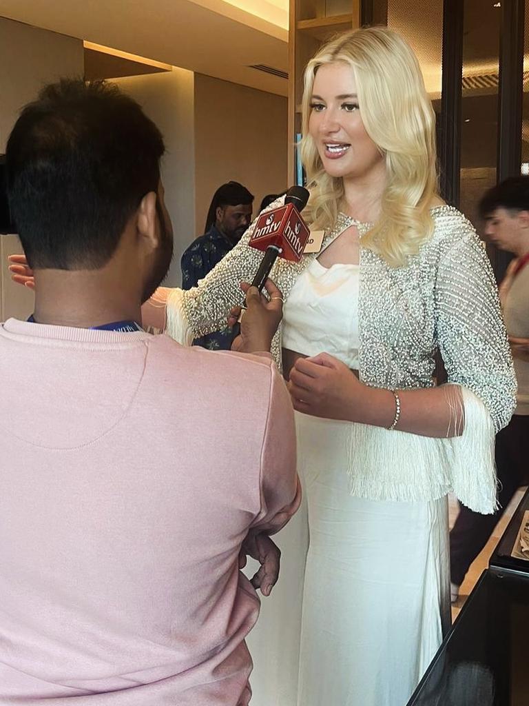 But she claims organisers paraded her around like a ‘performing monkey’ and made her feel extremely ‘uncomfortable’. Picture: Instagram/milla.magee__