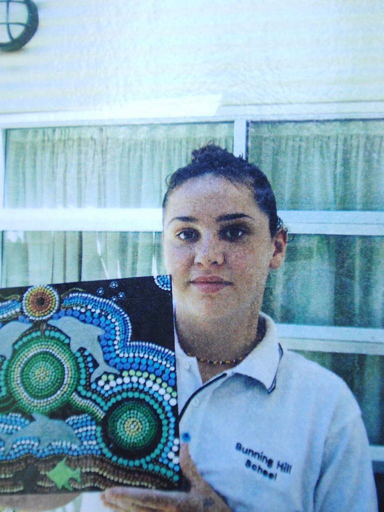 Missing Grafton girl Jasmine Morris, 19, aka Jasmine Moore, pictured here at a Sydney school she attended for a short time.